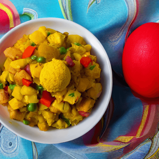 ackee and saltfish sousa mofongo dominica food