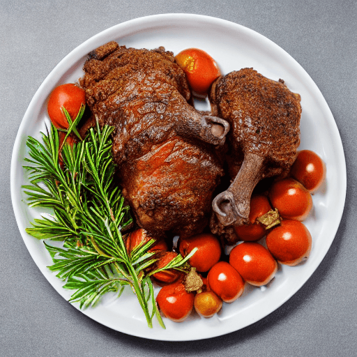 agnello al forno food