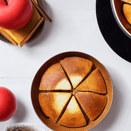 appel kaneel pannenkoek food