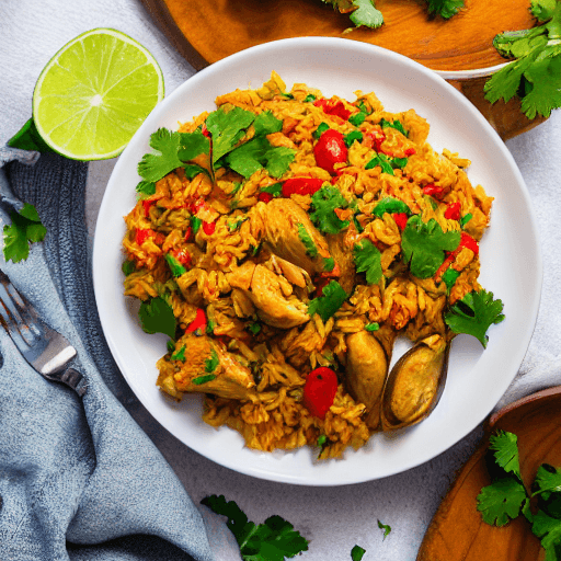 arroz con pollo ecuador food