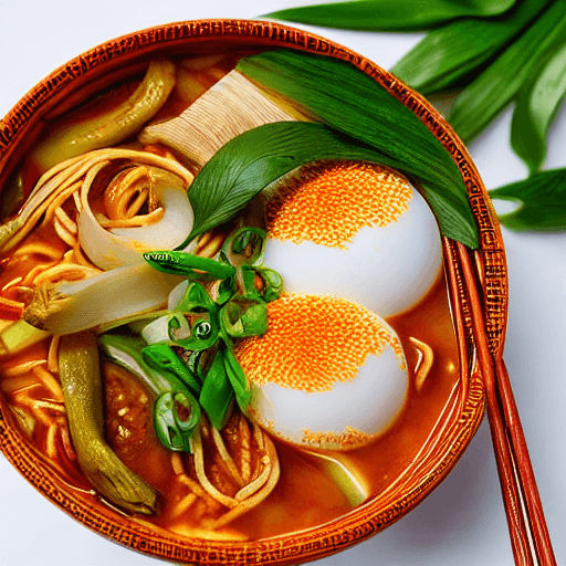 asam laksa food