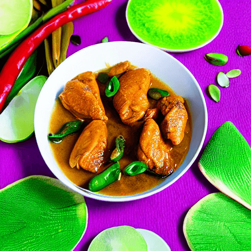 ayam masak kunyit food