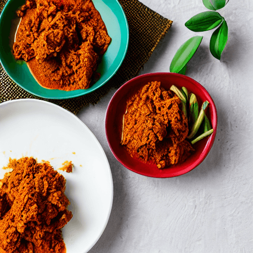 ayam rendang food