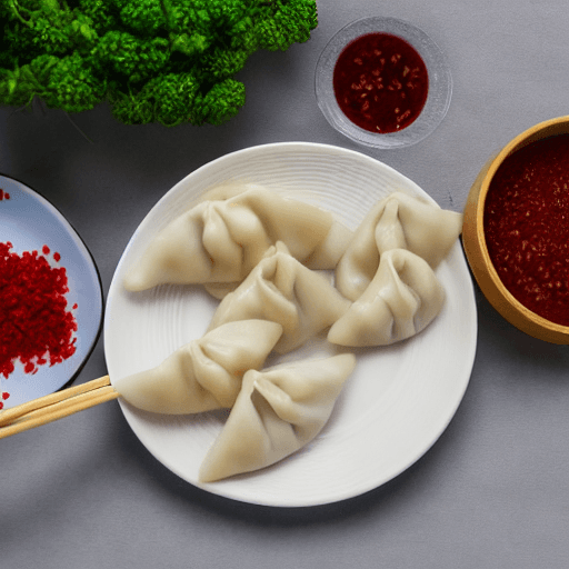 baicai jiaozi food