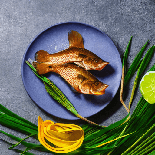 bakar ikan teri indonesia food