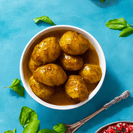 bakari bhuna aloo chutney bhakari nepal food