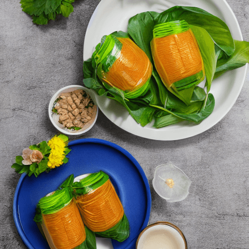 banh gio lon food