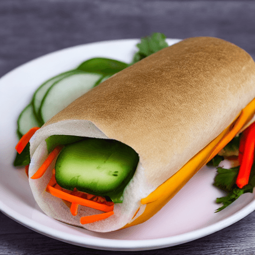banh mi xiu mai food