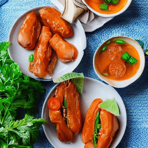 banh quai vac food
