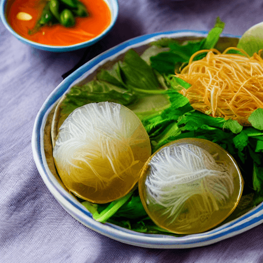 banh tam bi food