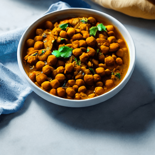 bhakri bhuna chana masala nepal food