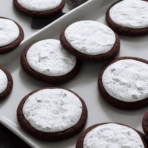 black and white cookies food