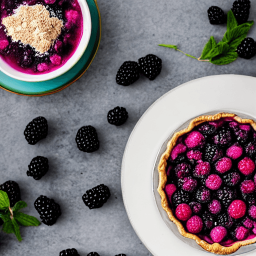 blackberry pie food