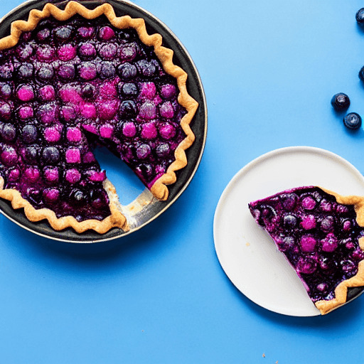 blueberry pie food