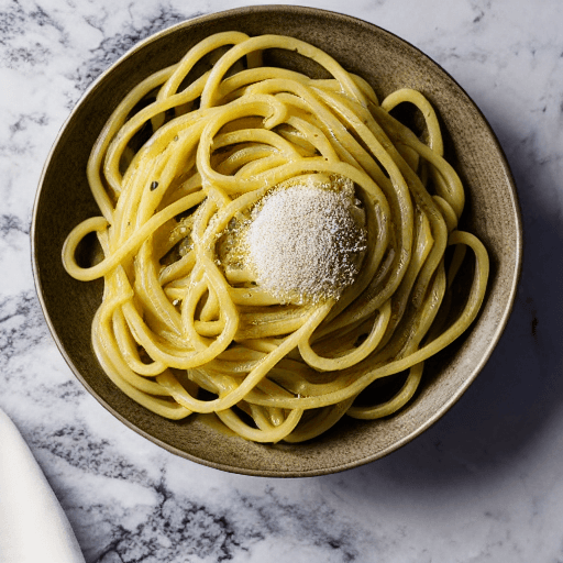bucatini cacio e pepe food