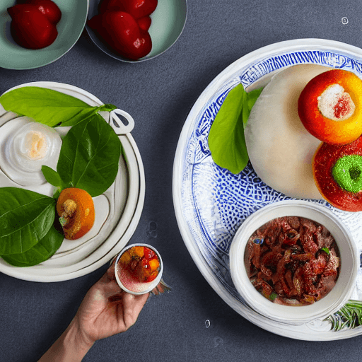 bun mang vit food