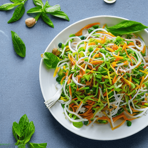 bunter nudelsalat food