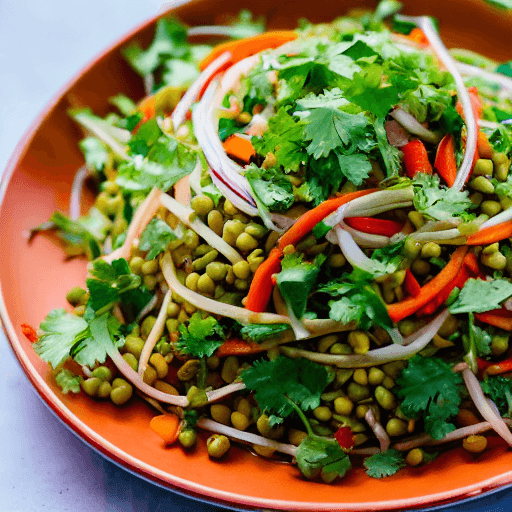 burmese mung bean salad myanmar food