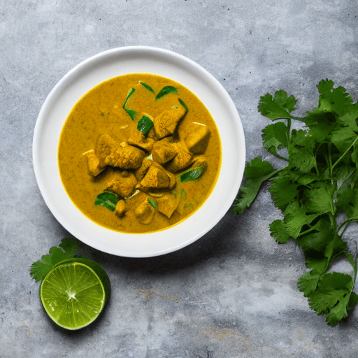 burmese shan coconut milk curry myanmar food