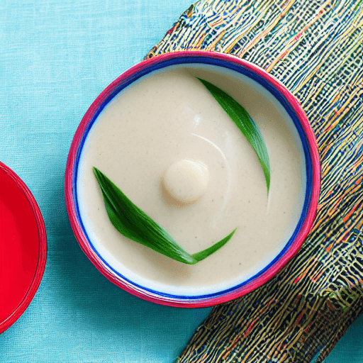 burmese shan coconut milk juice myanmar food