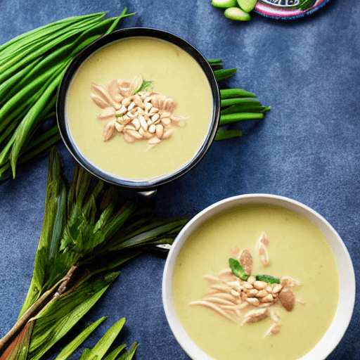 burmese shan coconut milk soup myanmar food