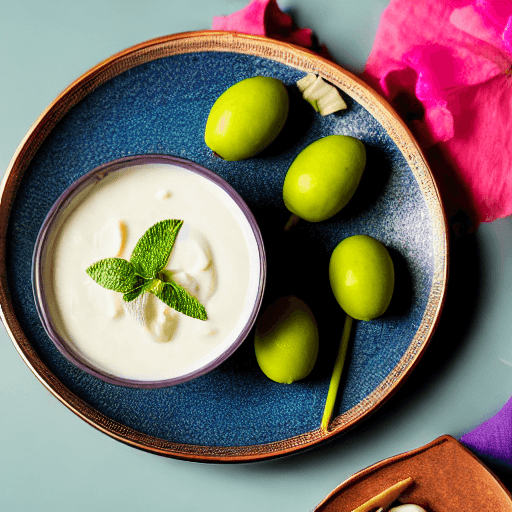 burmese shan coconut milk yogurt myanmar food