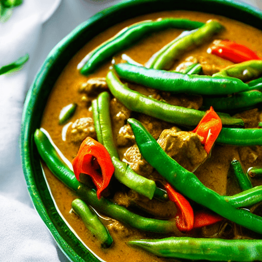 burmese shan green bean curry myanmar food