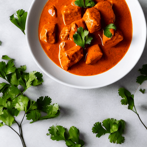 butter chicken food