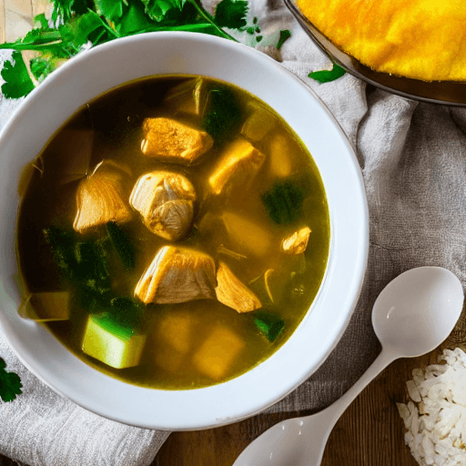 caldo de pollo panama food