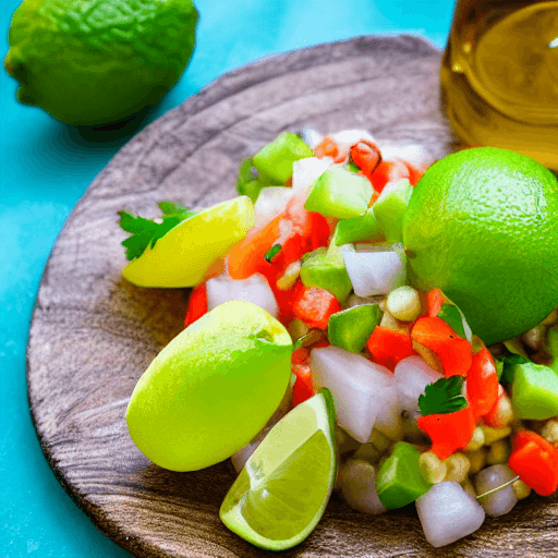 ceviche de camar n con lim n peru food