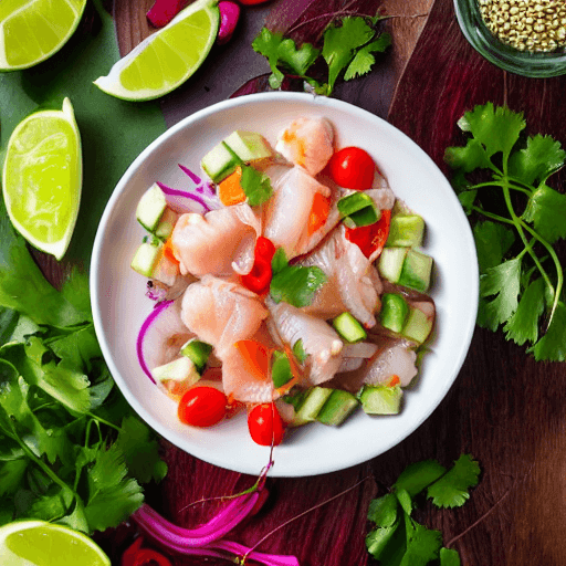 ceviche de pescado ecuador food