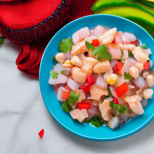 ceviche de pescado peru food