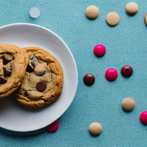 chocolate chip cookie food