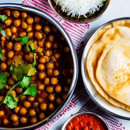 chole bhature food