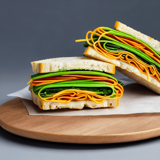 chow mein sandwich food