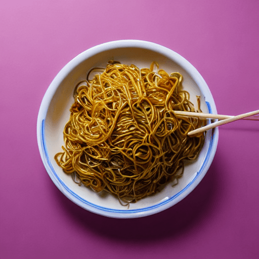 chow mein food