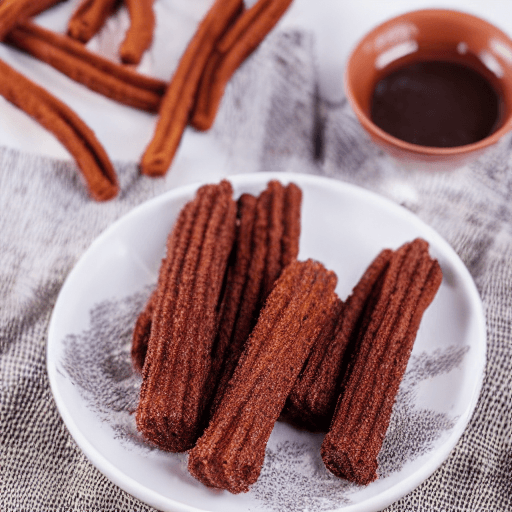churros con chocolate paraguay food