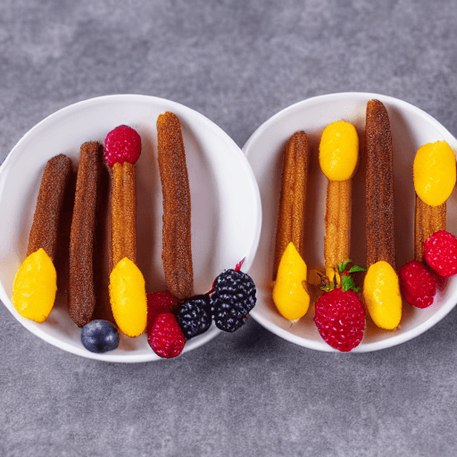 churros con frutas paraguay food