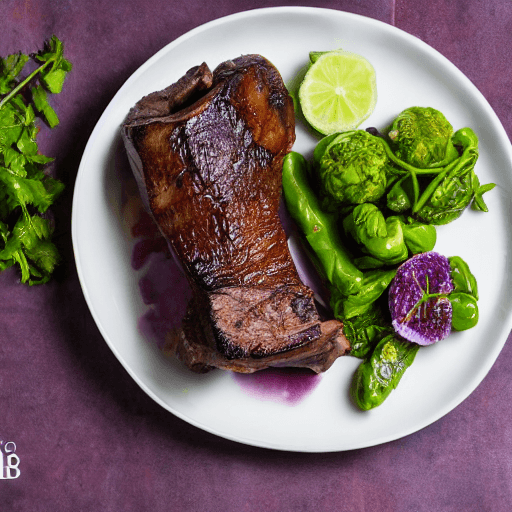 cordero asado food