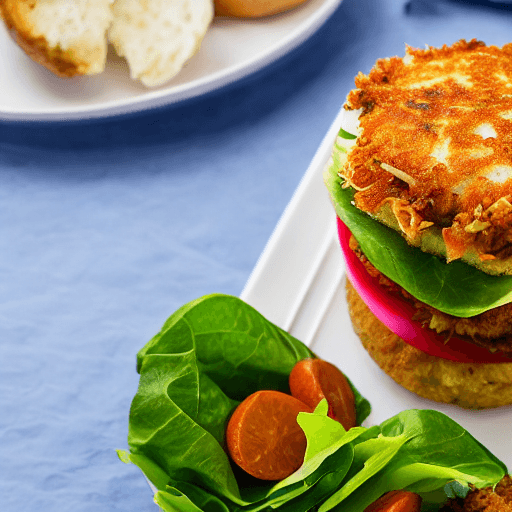 crab cake sandwich food