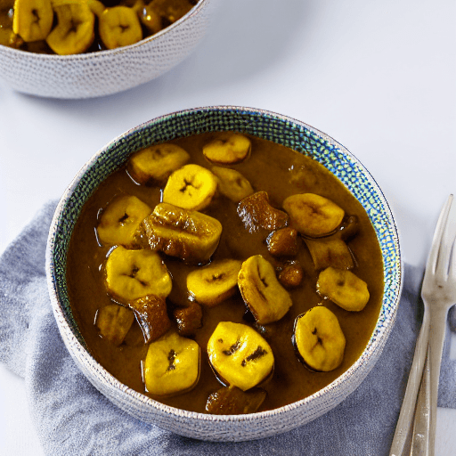 dawadawa and plantain stew niger food