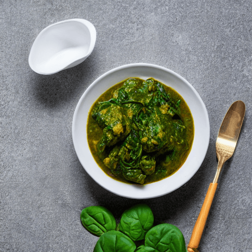 dawadawa and spinach stew niger food