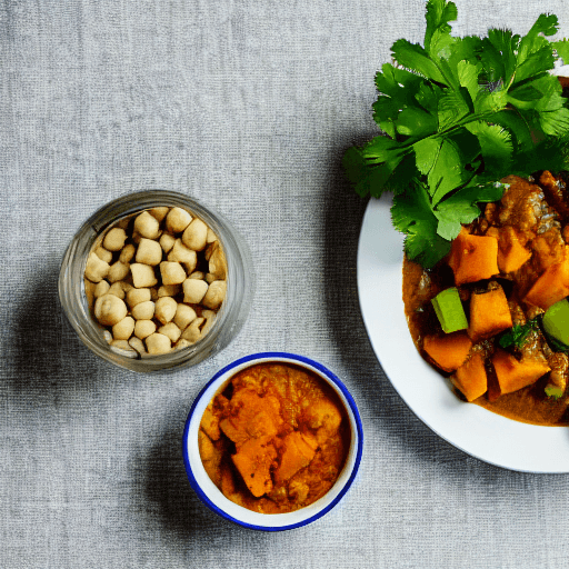 dawadawa and yam and groundnut stew niger food