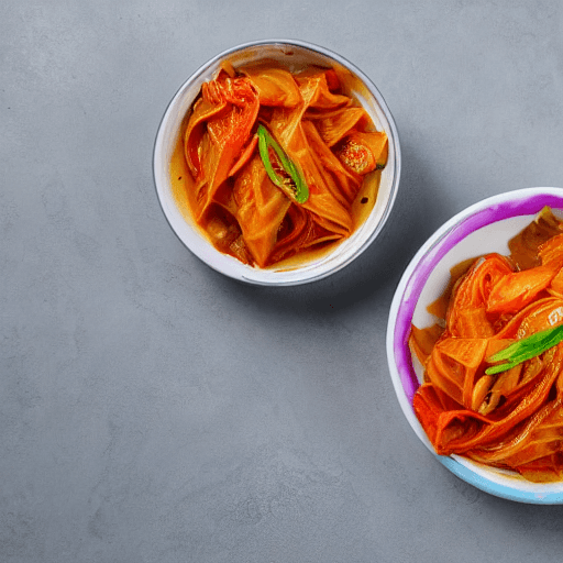 dubu kimchi food