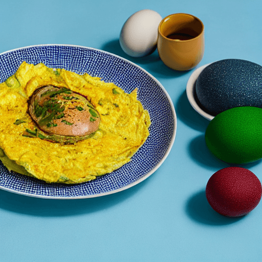 emu egg omelette australia food