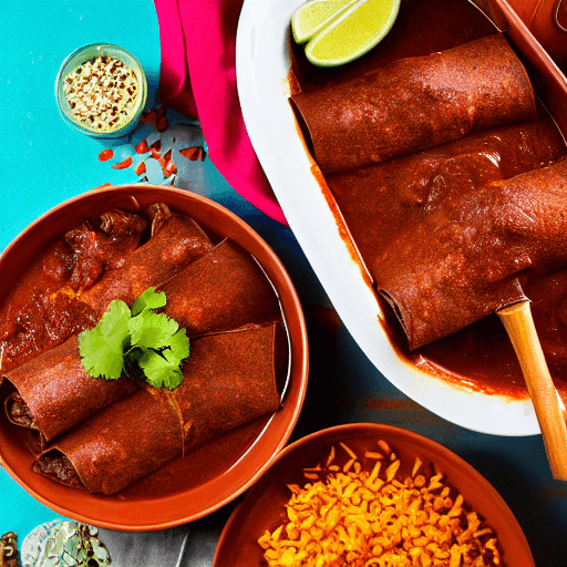enchiladas de mole food