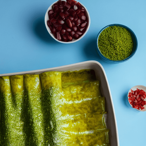 enchiladas verdes food