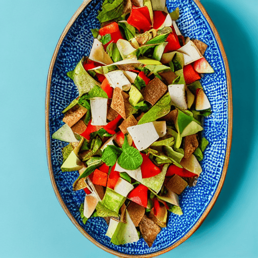 fattoush jordan food