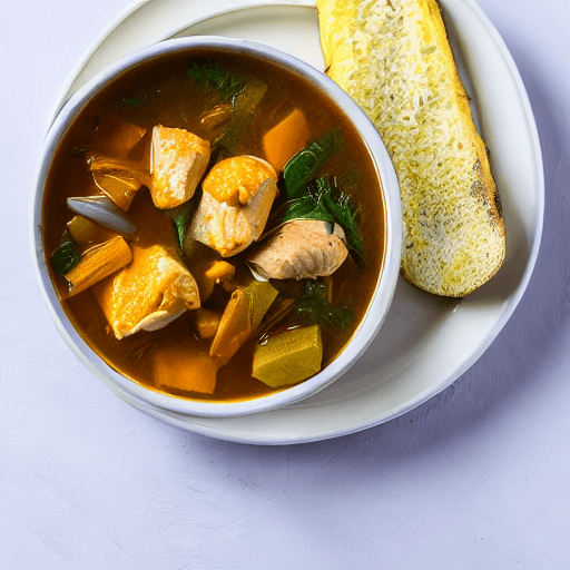 fish stew with breadfruit micronesia food