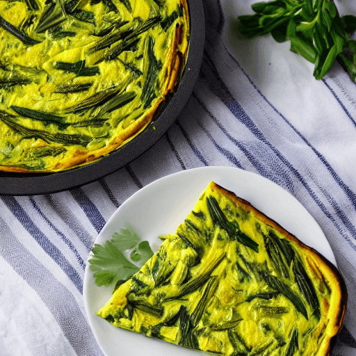 frittata di asparagi food